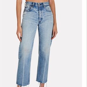 Moussy Vintage Ashley Wide Straight Leg Jeans size 29